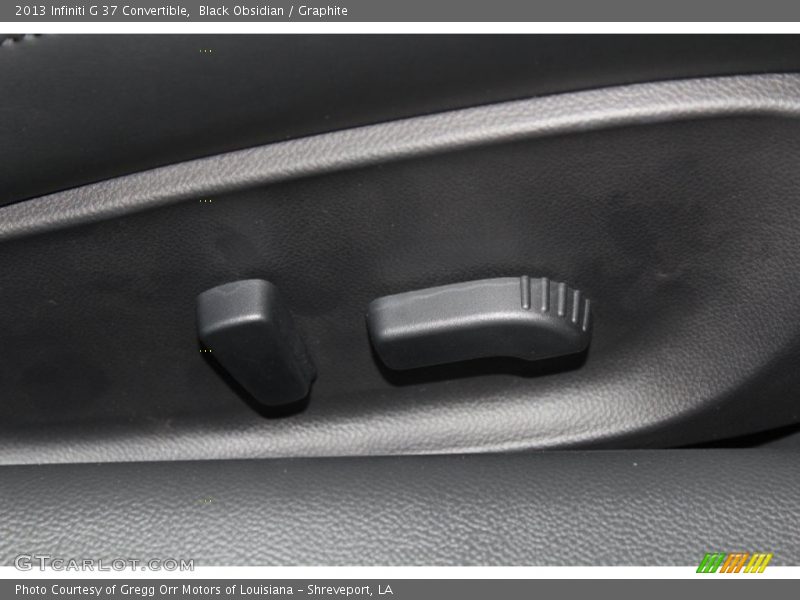 Black Obsidian / Graphite 2013 Infiniti G 37 Convertible