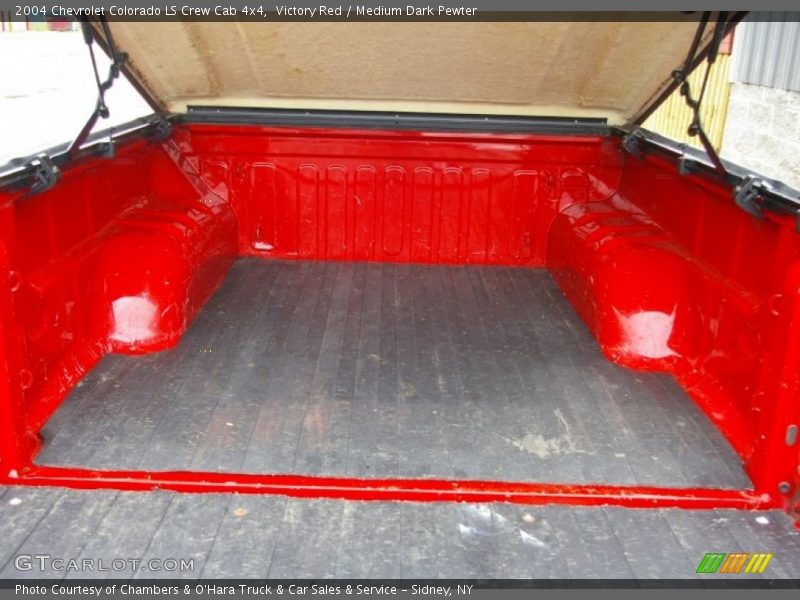 Victory Red / Medium Dark Pewter 2004 Chevrolet Colorado LS Crew Cab 4x4