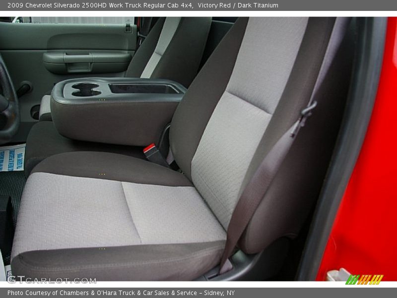 Victory Red / Dark Titanium 2009 Chevrolet Silverado 2500HD Work Truck Regular Cab 4x4