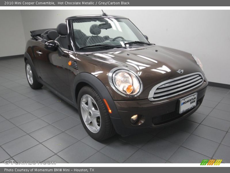 Hot Chocolate Metallic / Grey/Carbon Black 2010 Mini Cooper Convertible