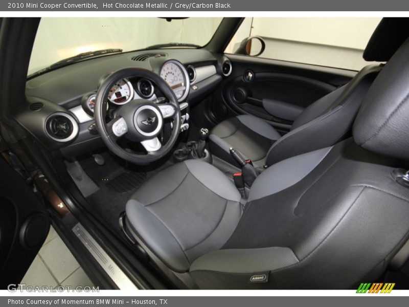 Hot Chocolate Metallic / Grey/Carbon Black 2010 Mini Cooper Convertible