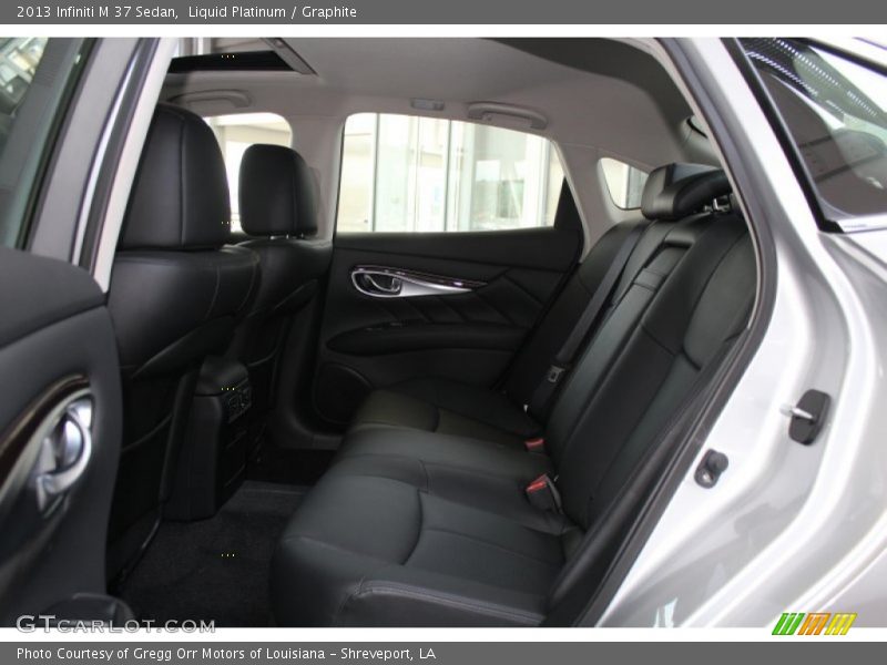 Rear Seat of 2013 M 37 Sedan