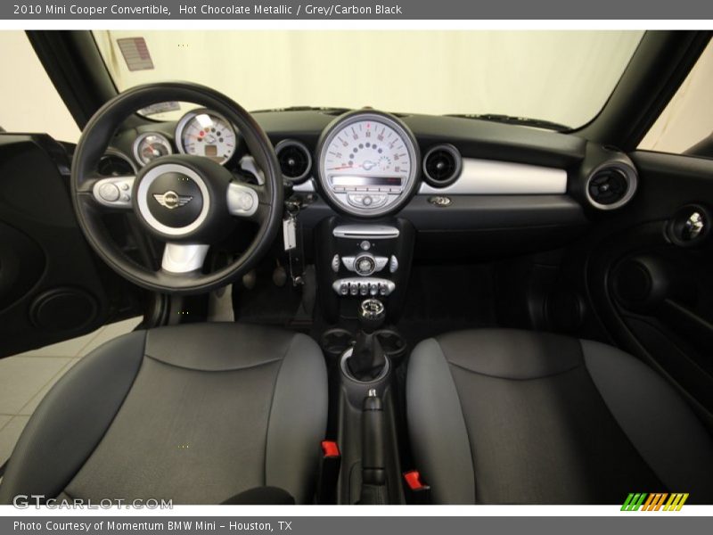 Hot Chocolate Metallic / Grey/Carbon Black 2010 Mini Cooper Convertible