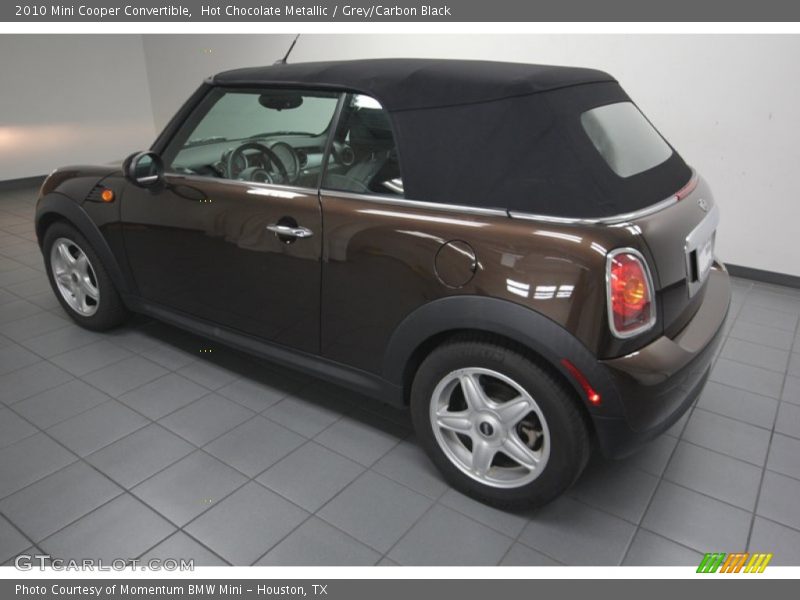 Hot Chocolate Metallic / Grey/Carbon Black 2010 Mini Cooper Convertible