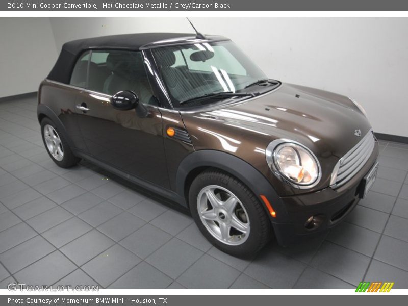 Hot Chocolate Metallic / Grey/Carbon Black 2010 Mini Cooper Convertible