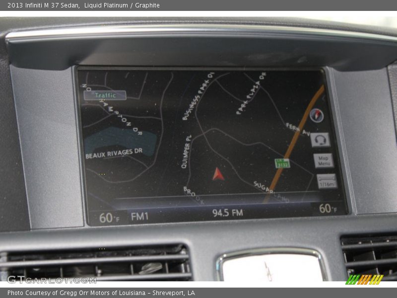 Navigation of 2013 M 37 Sedan
