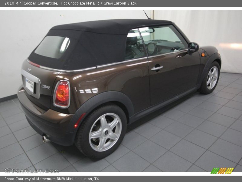 Hot Chocolate Metallic / Grey/Carbon Black 2010 Mini Cooper Convertible