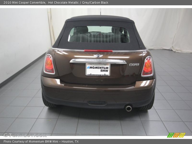 Hot Chocolate Metallic / Grey/Carbon Black 2010 Mini Cooper Convertible