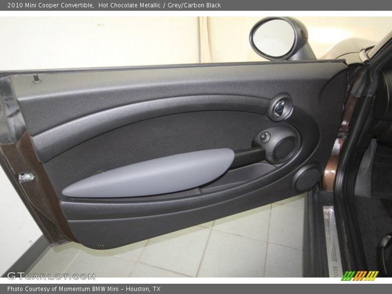 Hot Chocolate Metallic / Grey/Carbon Black 2010 Mini Cooper Convertible