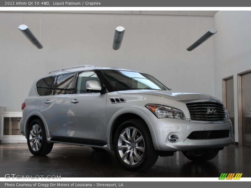 Liquid Platinum / Graphite 2013 Infiniti QX 56 4WD