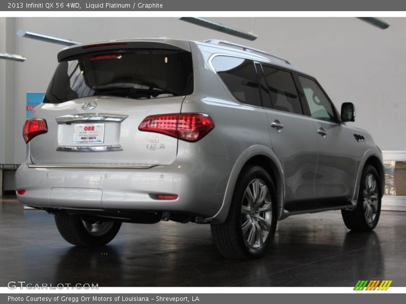 Liquid Platinum / Graphite 2013 Infiniti QX 56 4WD