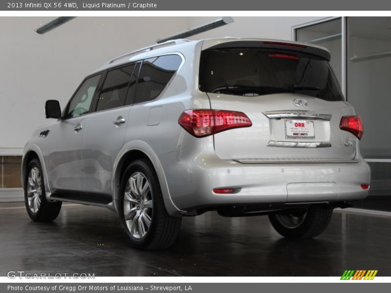 Liquid Platinum / Graphite 2013 Infiniti QX 56 4WD