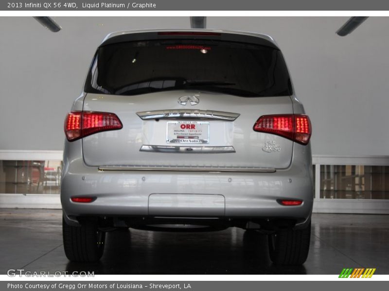 Liquid Platinum / Graphite 2013 Infiniti QX 56 4WD