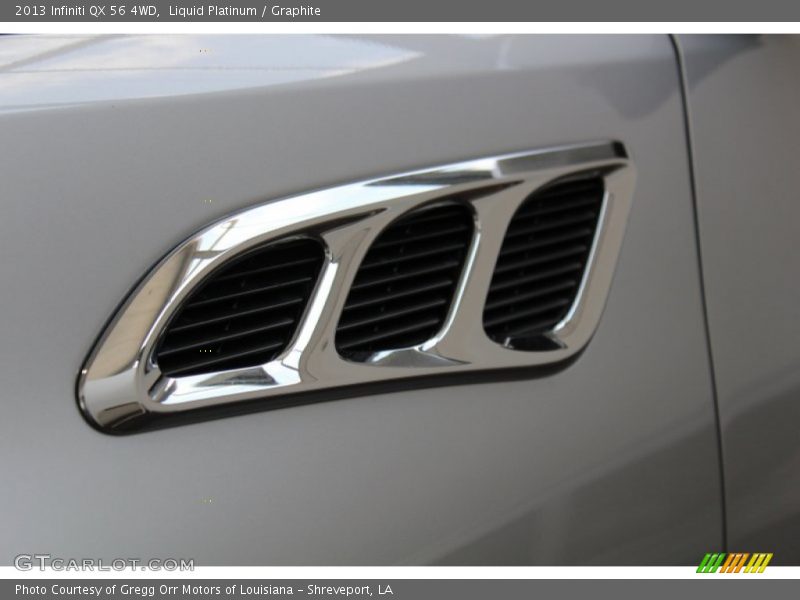 Liquid Platinum / Graphite 2013 Infiniti QX 56 4WD
