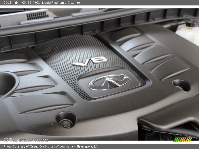  2013 QX 56 4WD Engine - 5.6 Liter DIG DOHC 32-Valve VVEL CVTCS V8