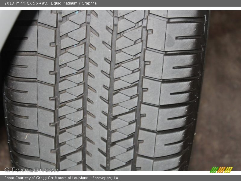 Liquid Platinum / Graphite 2013 Infiniti QX 56 4WD
