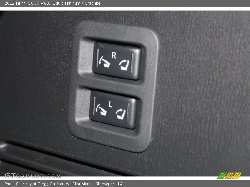 Controls of 2013 QX 56 4WD