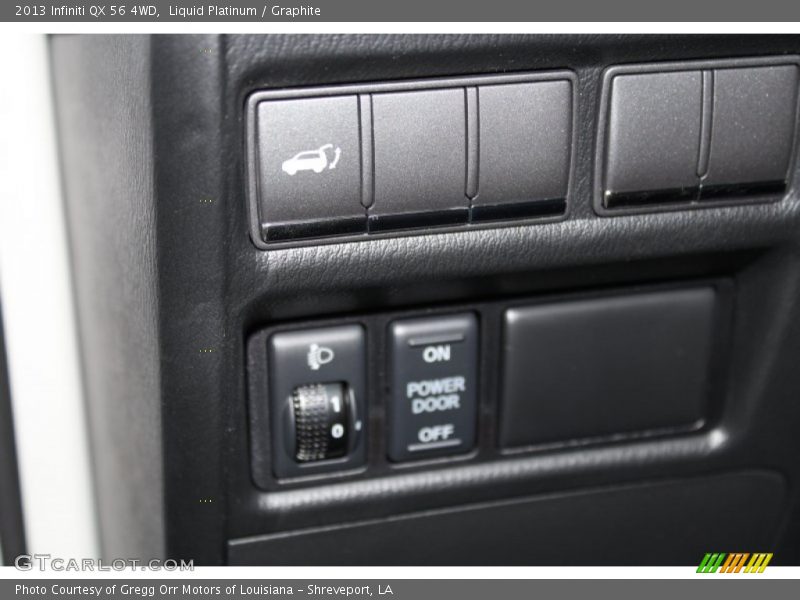 Controls of 2013 QX 56 4WD