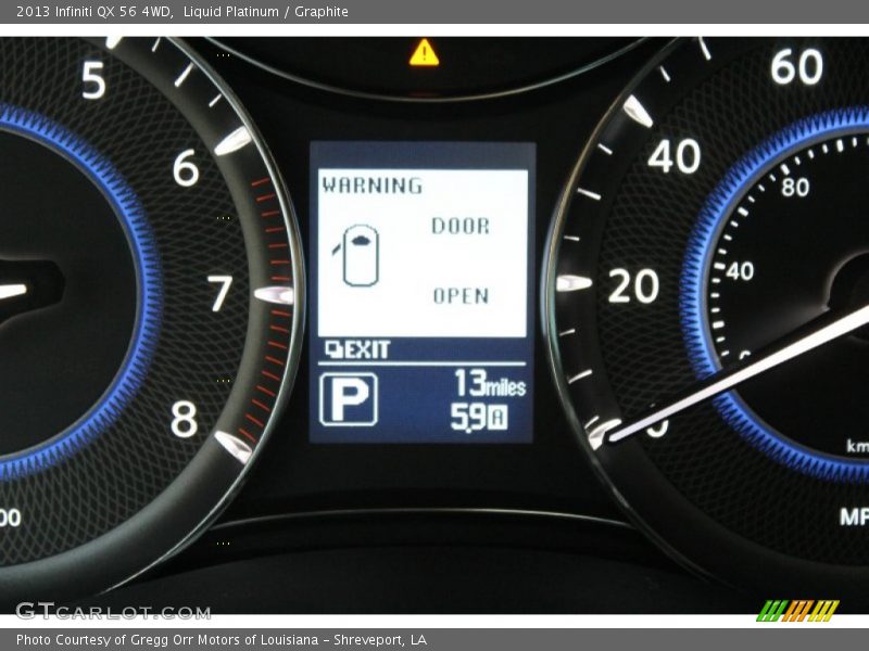 Liquid Platinum / Graphite 2013 Infiniti QX 56 4WD