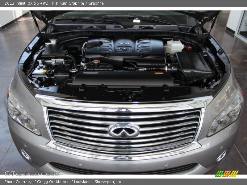  2013 QX 56 4WD Engine - 5.6 Liter DIG DOHC 32-Valve VVEL CVTCS V8