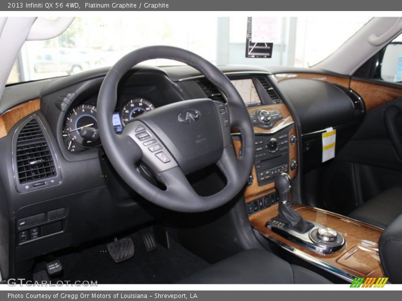 Dashboard of 2013 QX 56 4WD