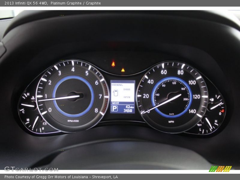  2013 QX 56 4WD 56 4WD Gauges