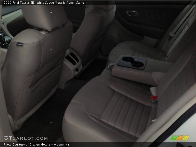 White Suede Metallic / Light Stone 2010 Ford Taurus SE