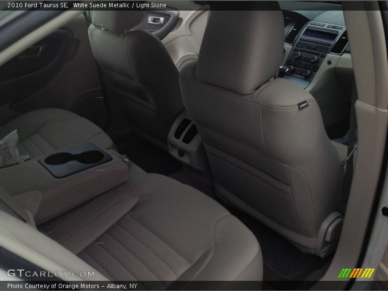 White Suede Metallic / Light Stone 2010 Ford Taurus SE