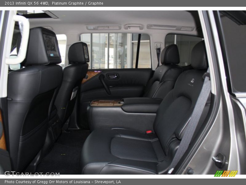 Rear Seat of 2013 QX 56 4WD