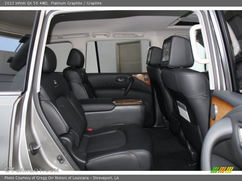 Rear Seat of 2013 QX 56 4WD