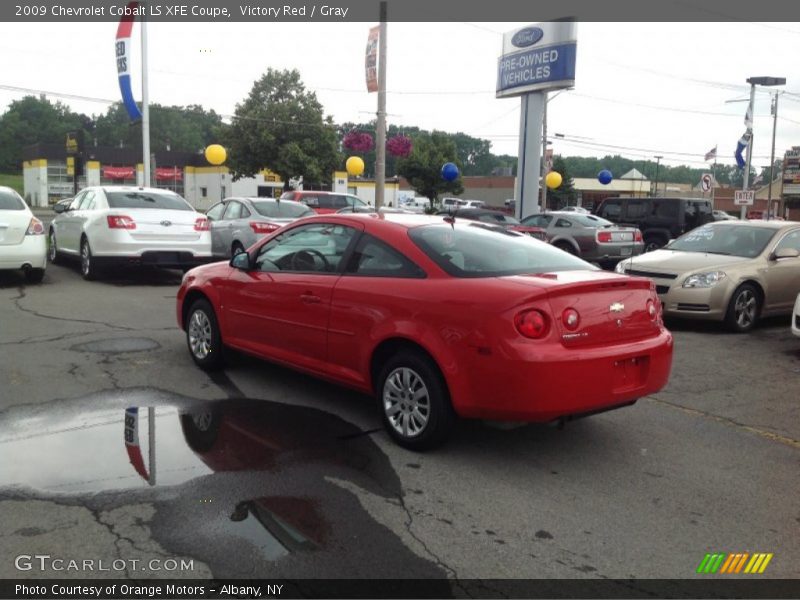 Victory Red / Gray 2009 Chevrolet Cobalt LS XFE Coupe