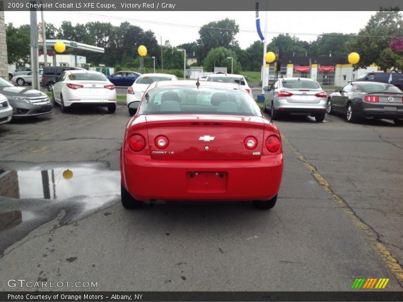 Victory Red / Gray 2009 Chevrolet Cobalt LS XFE Coupe