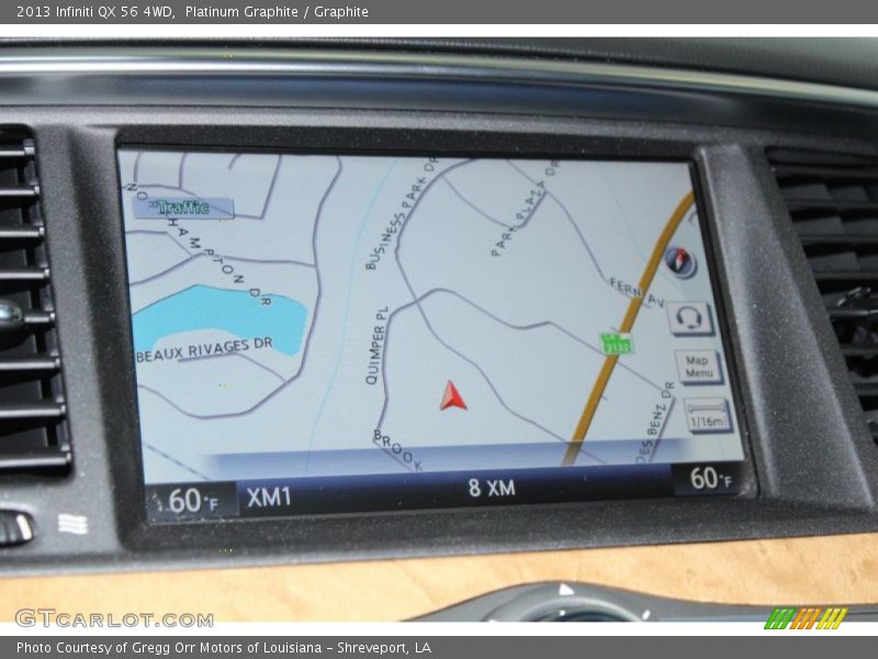 Navigation of 2013 QX 56 4WD