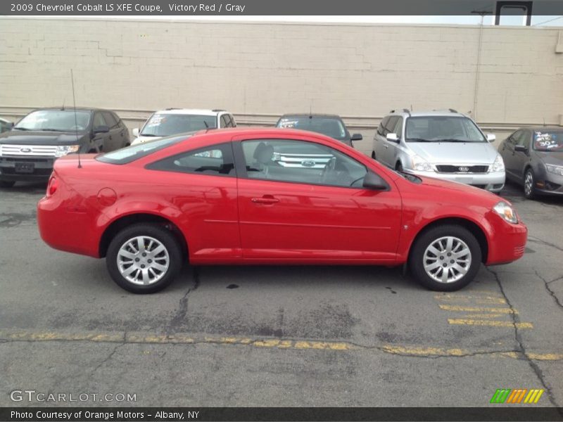 Victory Red / Gray 2009 Chevrolet Cobalt LS XFE Coupe