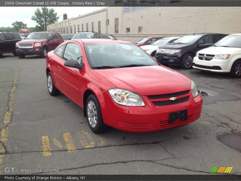 Victory Red / Gray 2009 Chevrolet Cobalt LS XFE Coupe