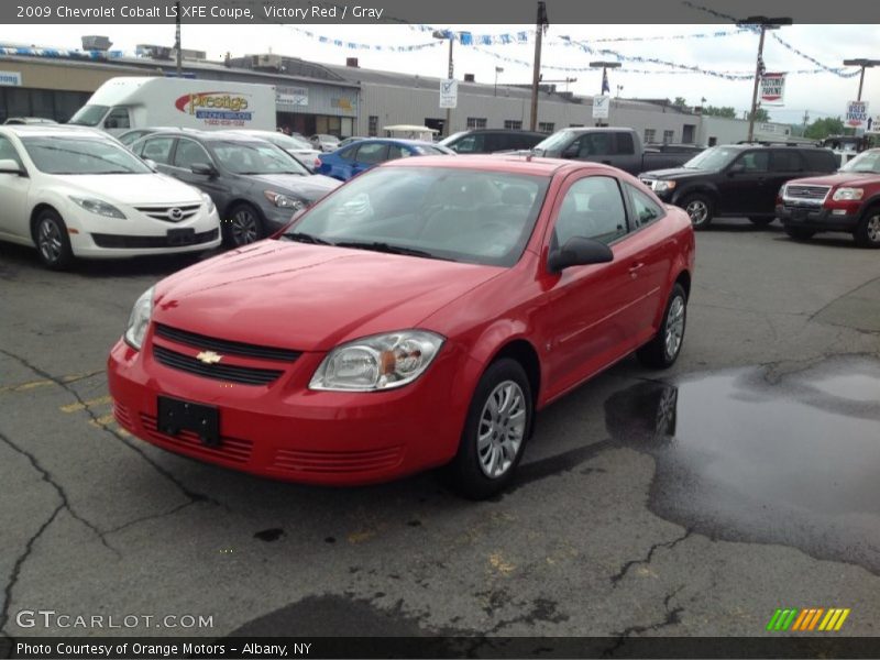 Victory Red / Gray 2009 Chevrolet Cobalt LS XFE Coupe