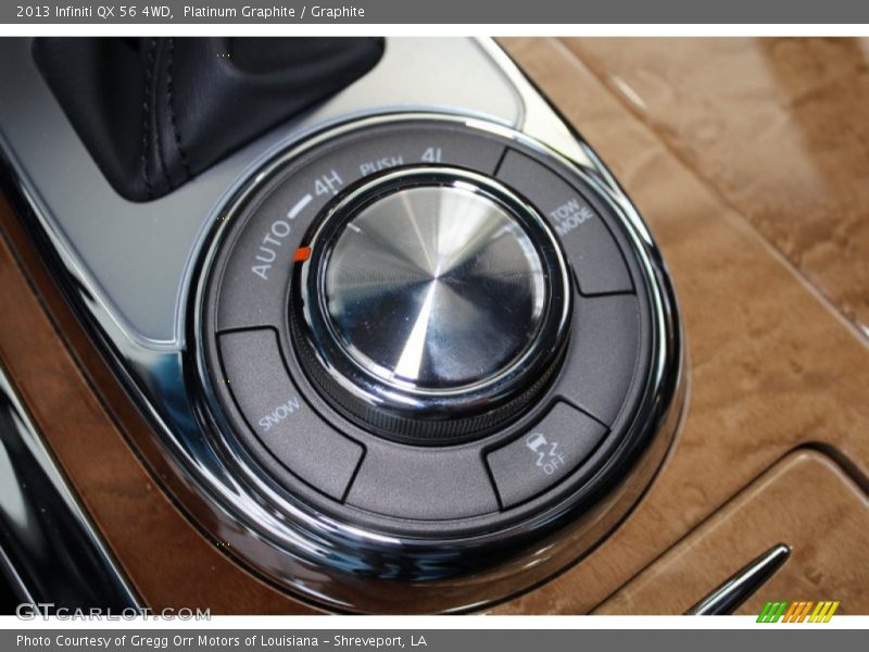 Controls of 2013 QX 56 4WD