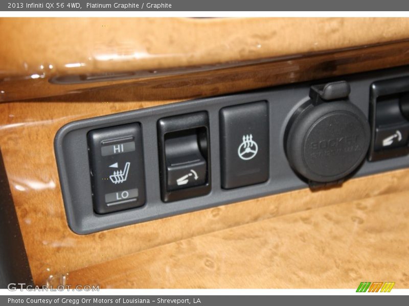 Controls of 2013 QX 56 4WD