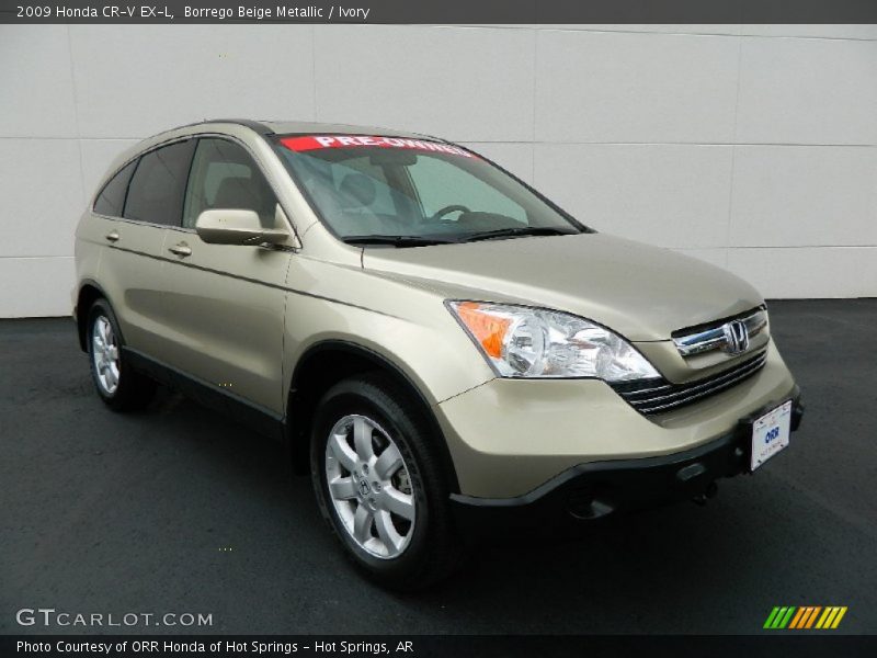 Borrego Beige Metallic / Ivory 2009 Honda CR-V EX-L