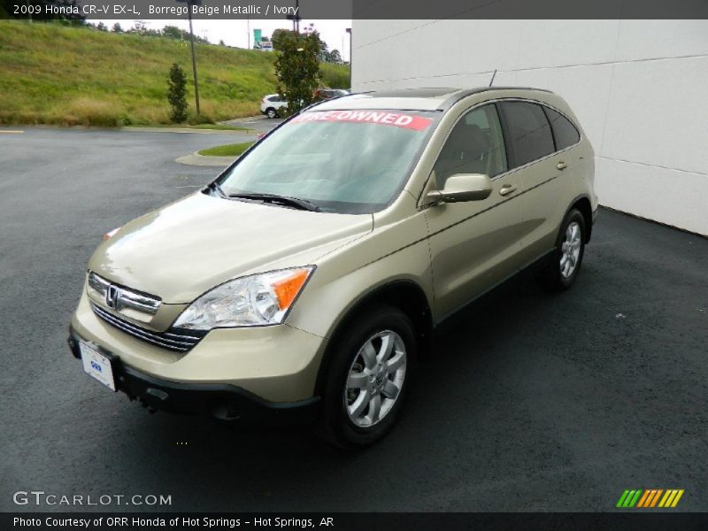 Borrego Beige Metallic / Ivory 2009 Honda CR-V EX-L