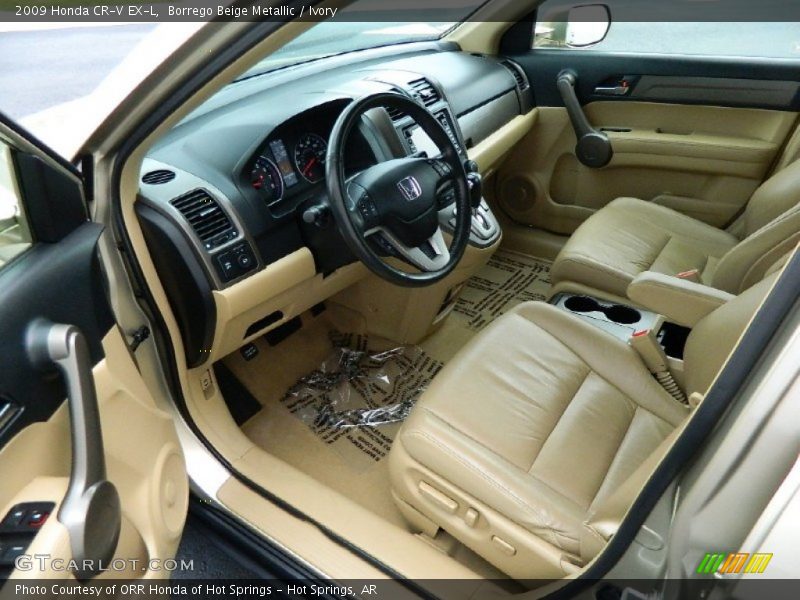 Borrego Beige Metallic / Ivory 2009 Honda CR-V EX-L