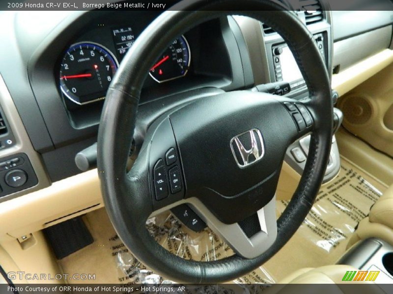 Borrego Beige Metallic / Ivory 2009 Honda CR-V EX-L