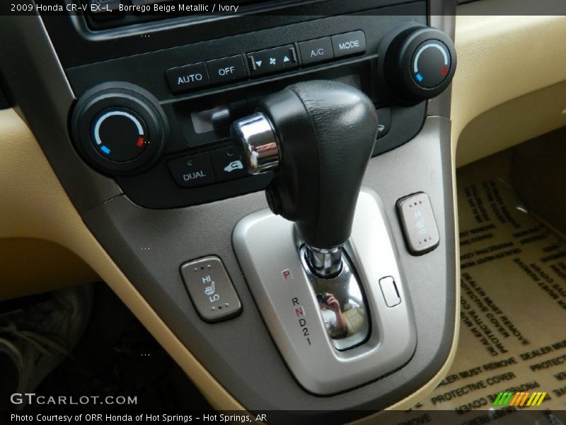 Borrego Beige Metallic / Ivory 2009 Honda CR-V EX-L