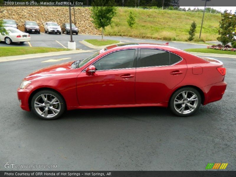  2009 IS 250 Matador Red Mica