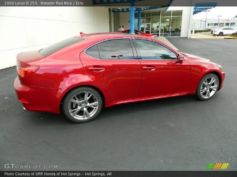 Matador Red Mica / Ecru 2009 Lexus IS 250