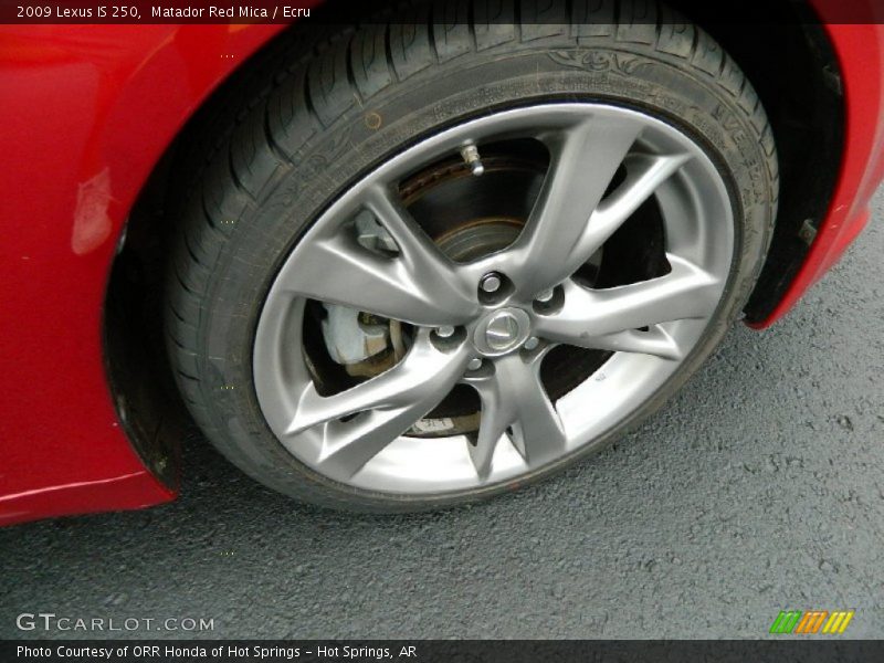 Matador Red Mica / Ecru 2009 Lexus IS 250