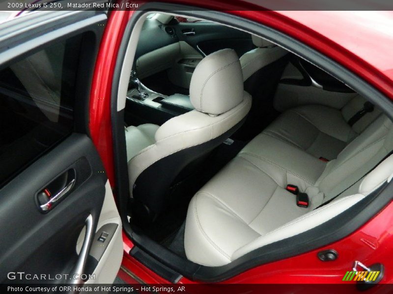 Matador Red Mica / Ecru 2009 Lexus IS 250