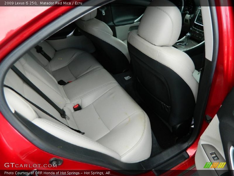 Matador Red Mica / Ecru 2009 Lexus IS 250