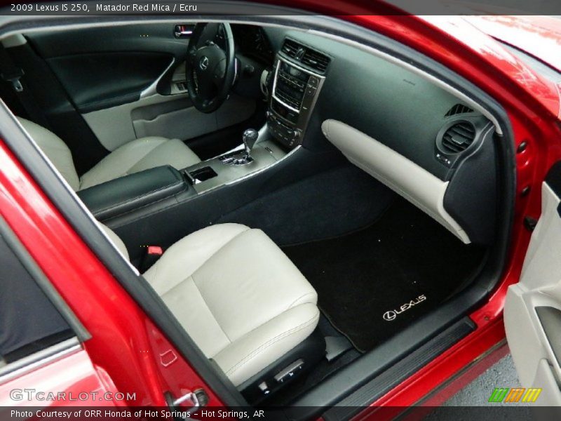 Matador Red Mica / Ecru 2009 Lexus IS 250