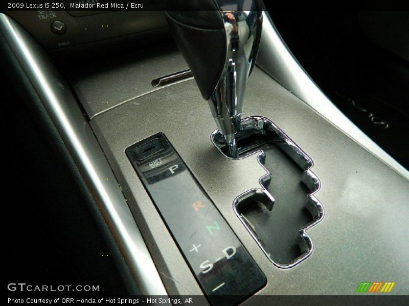  2009 IS 250 6 Speed Paddle-Shift Automatic Shifter